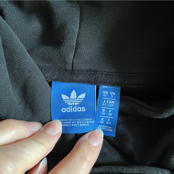 Adidas hoodie black size small - Picture 3 of 3